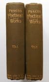 Poetical Works of Winthrop Mackworth Praed 2 volume Victorian poetry books Moxon